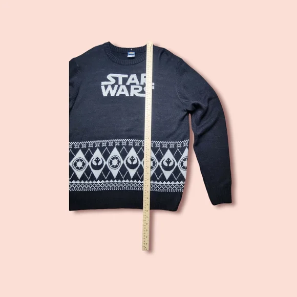 STAR WARS Men's Sw Holiday Sweater - Picture 7 of 8